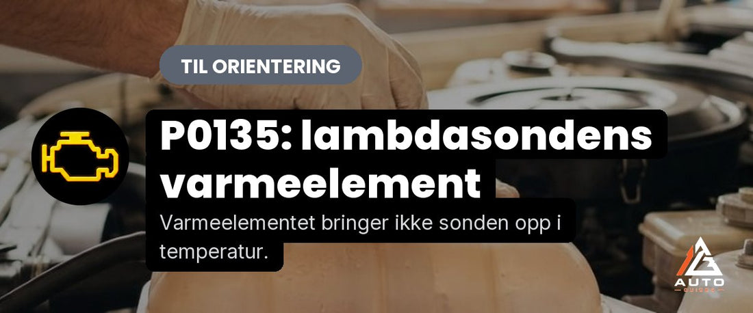 P0135: lambdasondens varmeelement