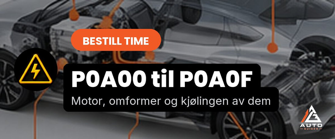 P0A00 til P0A0F motor, omformer og kjøling