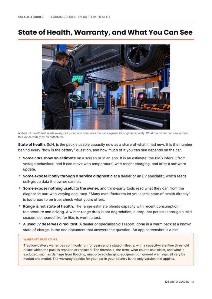 EV Battery Health and Charging, page 14