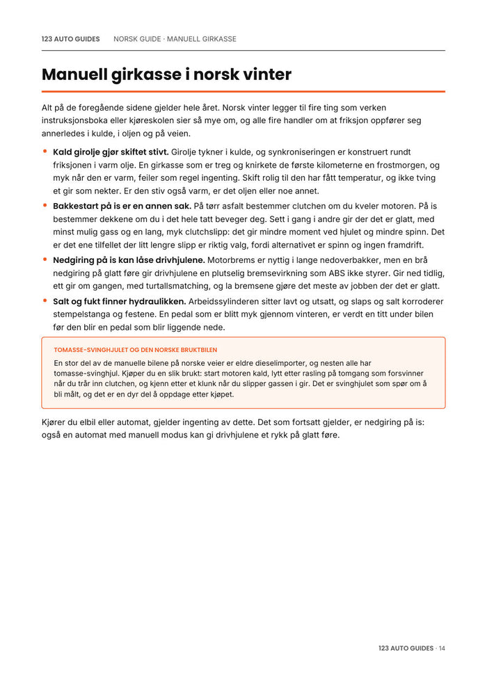 Manuell girkasse forklart enkelt, side 15