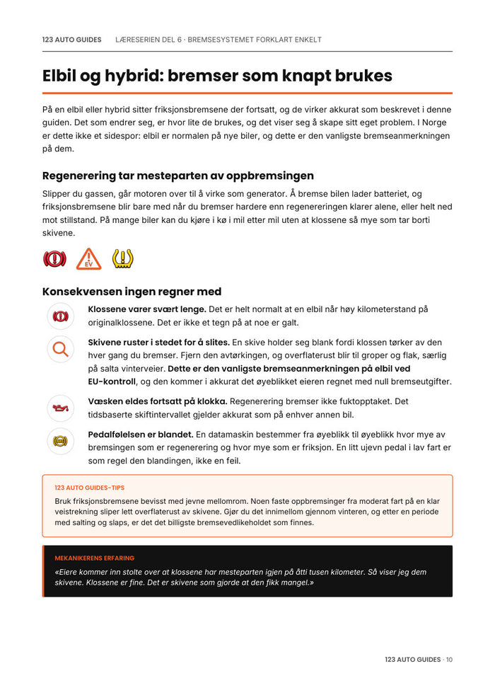 Vol. 6, Bremsesystemet, side 11