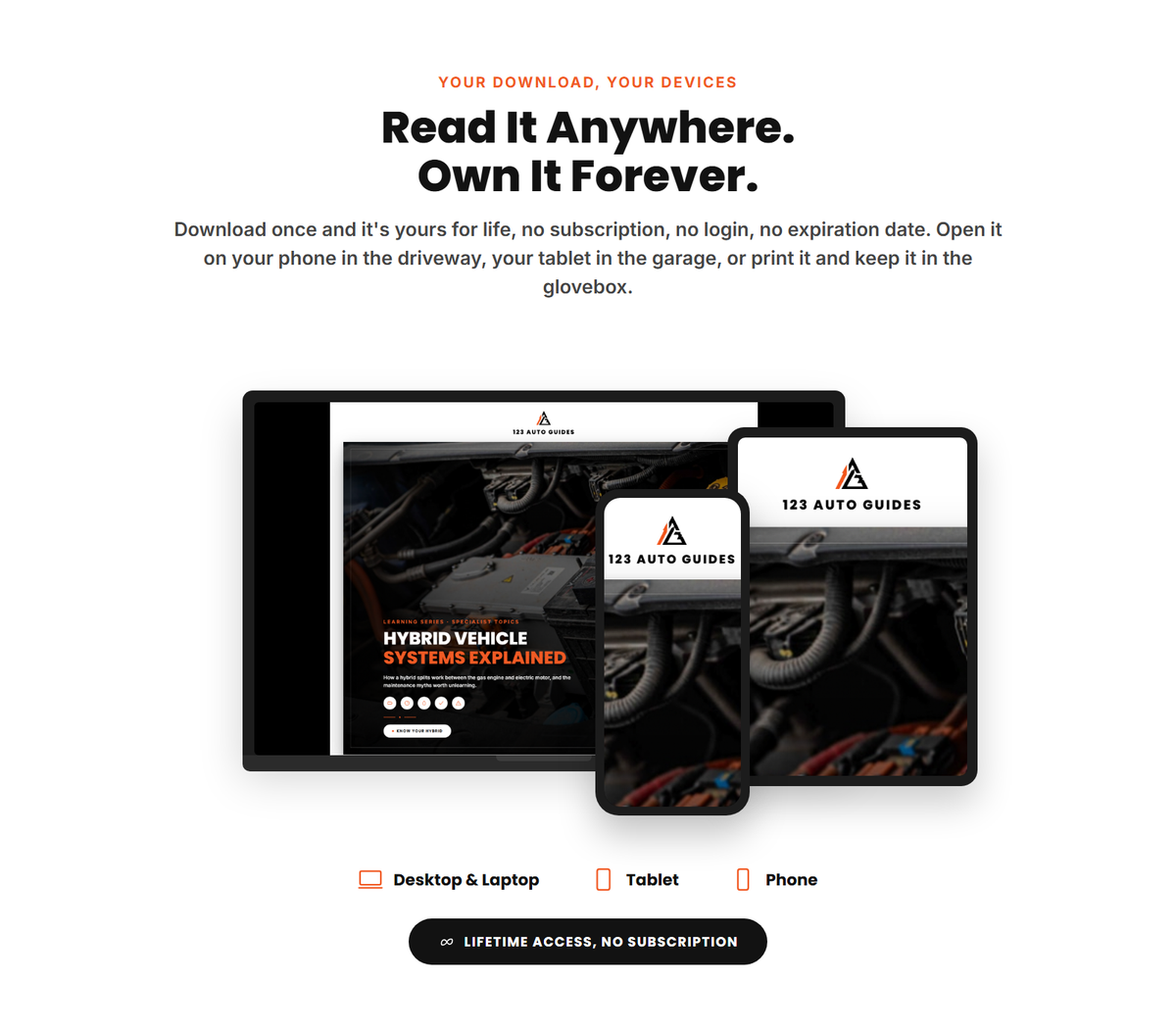 Read it anywhere – Hybrid Vehicle Systems Explained on desktop, tablet and phone
