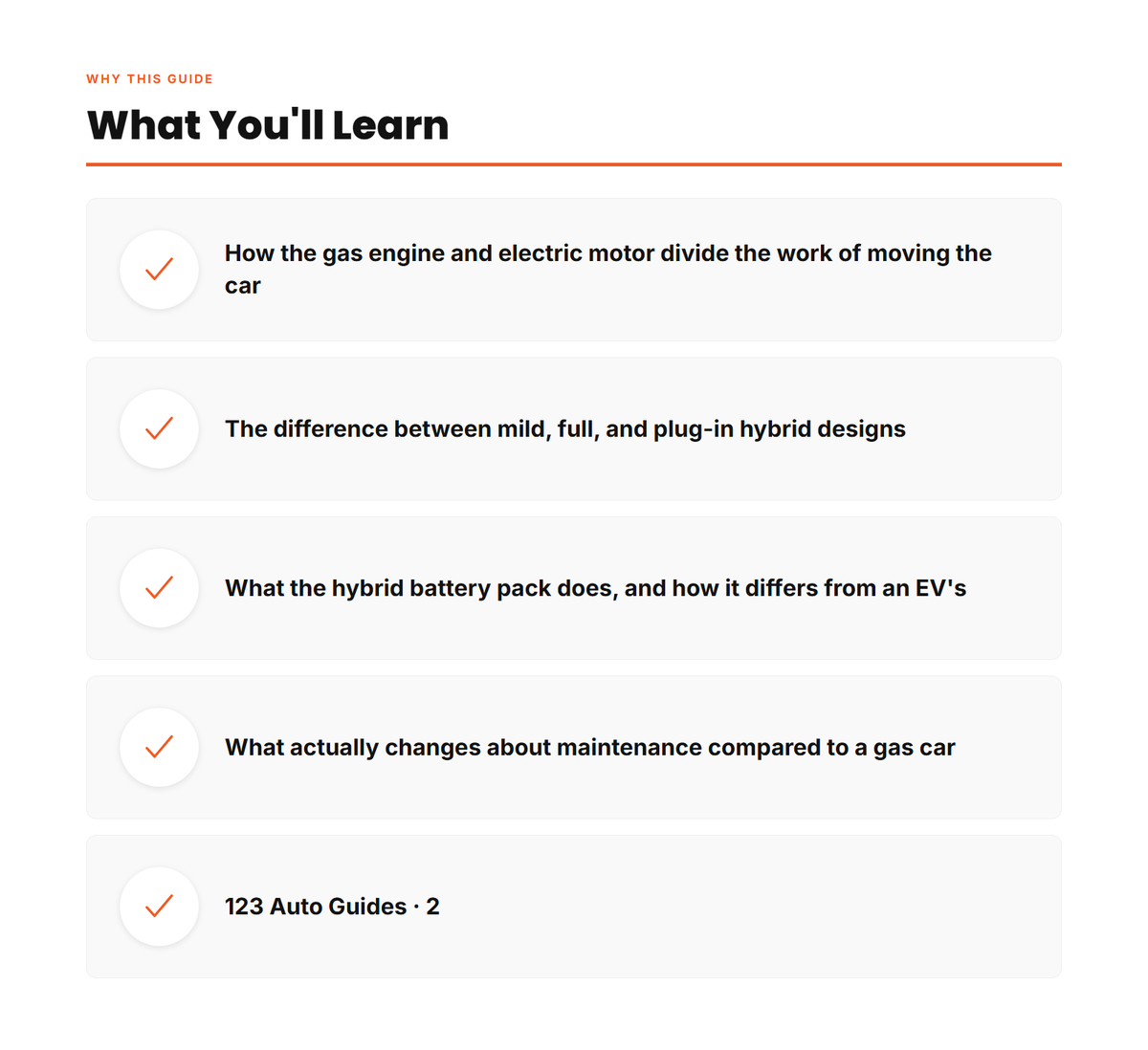 Why This Guide - Hybrid Vehicle Systems