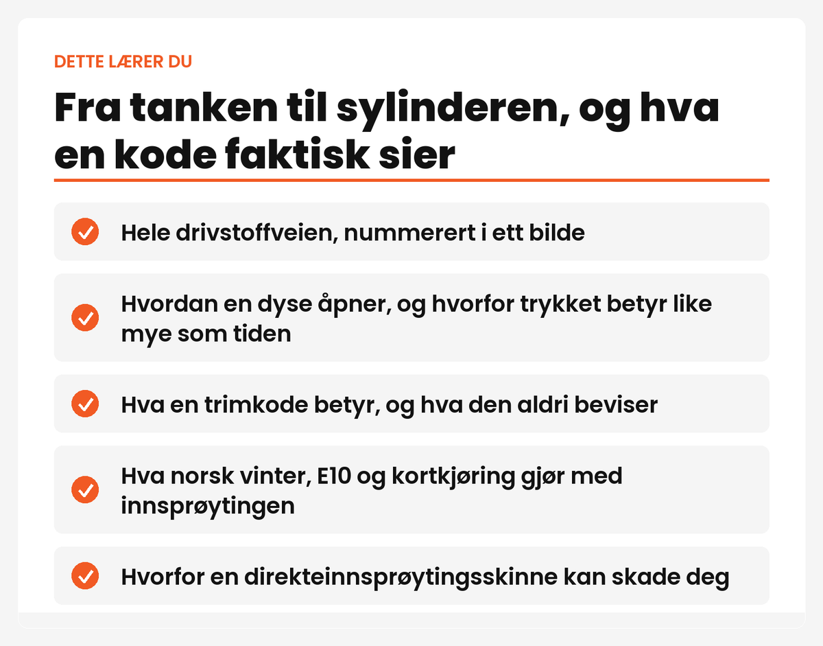 Dette lærer du om innsprøyting