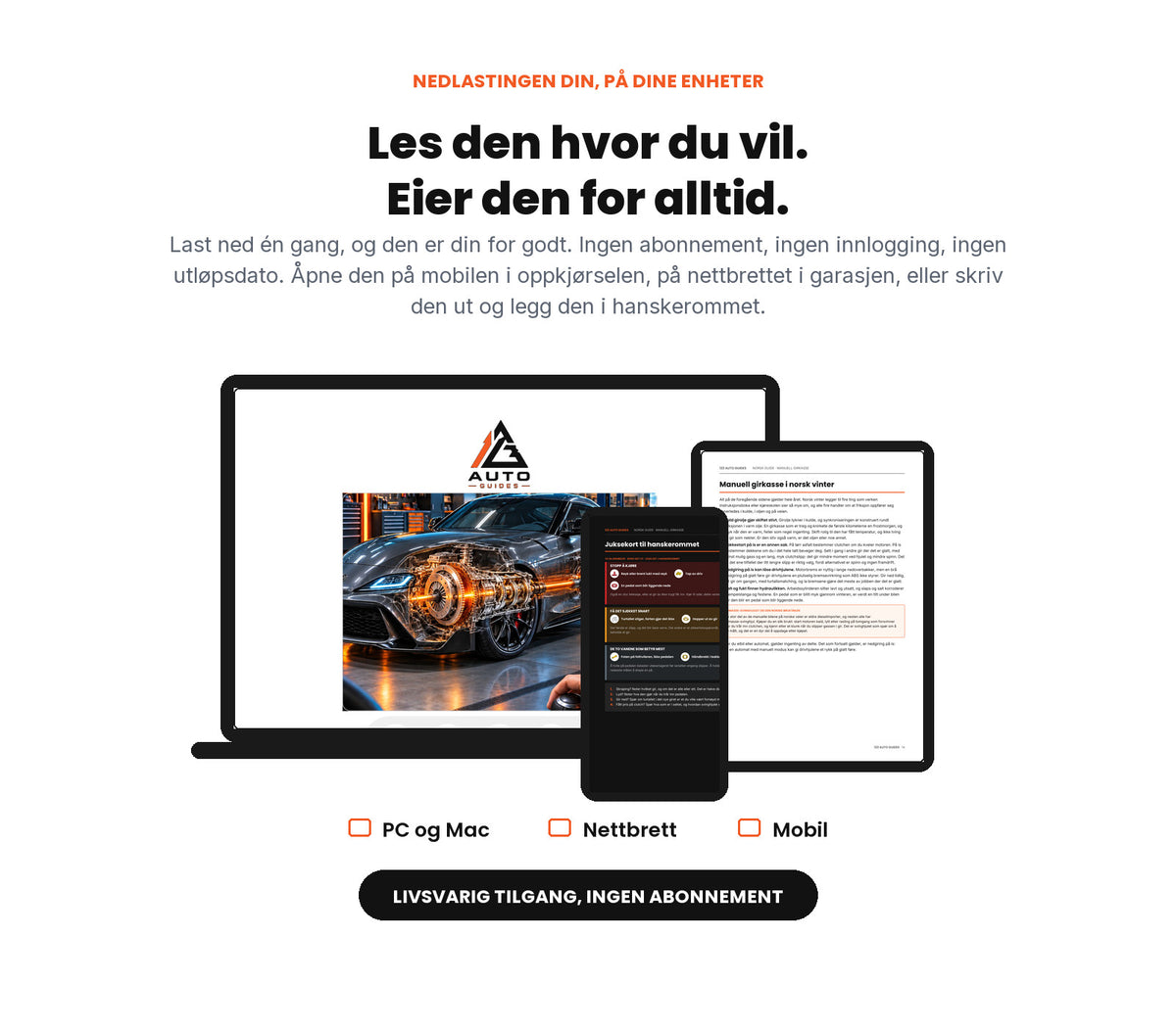 Les den hvor du vil, eier den for alltid