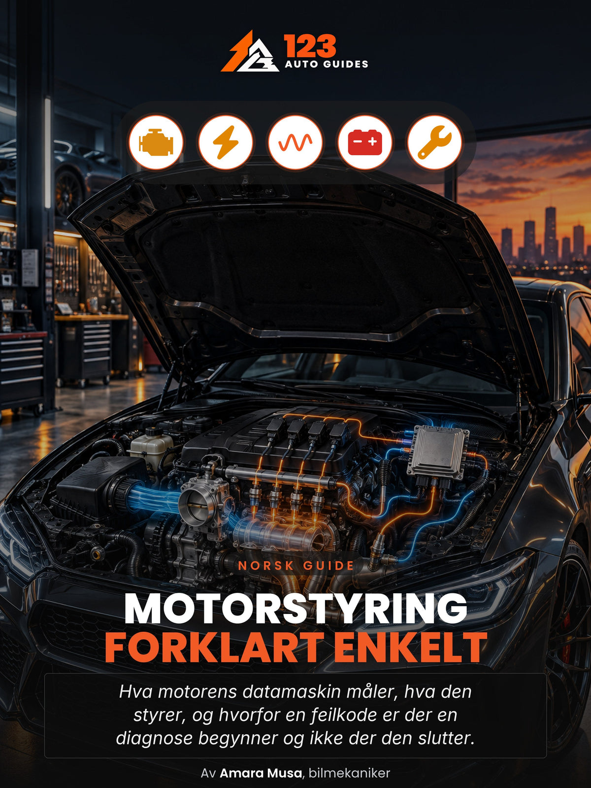 Motorstyring forklart enkelt, omslag