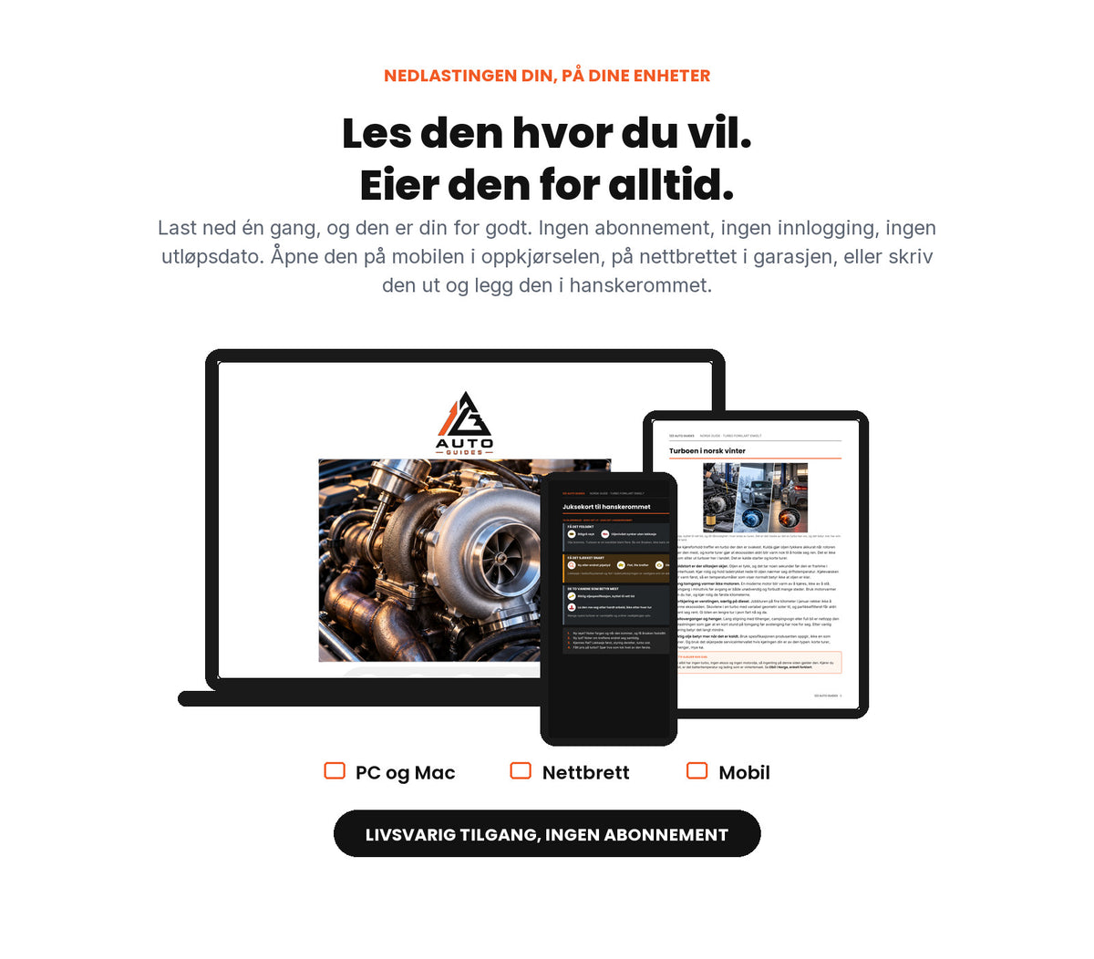 Les den hvor du vil, eier den for alltid