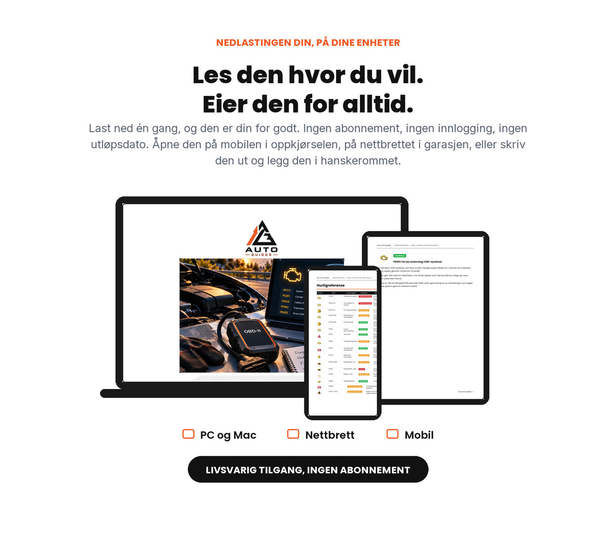 Les den hvor du vil, eier den for alltid