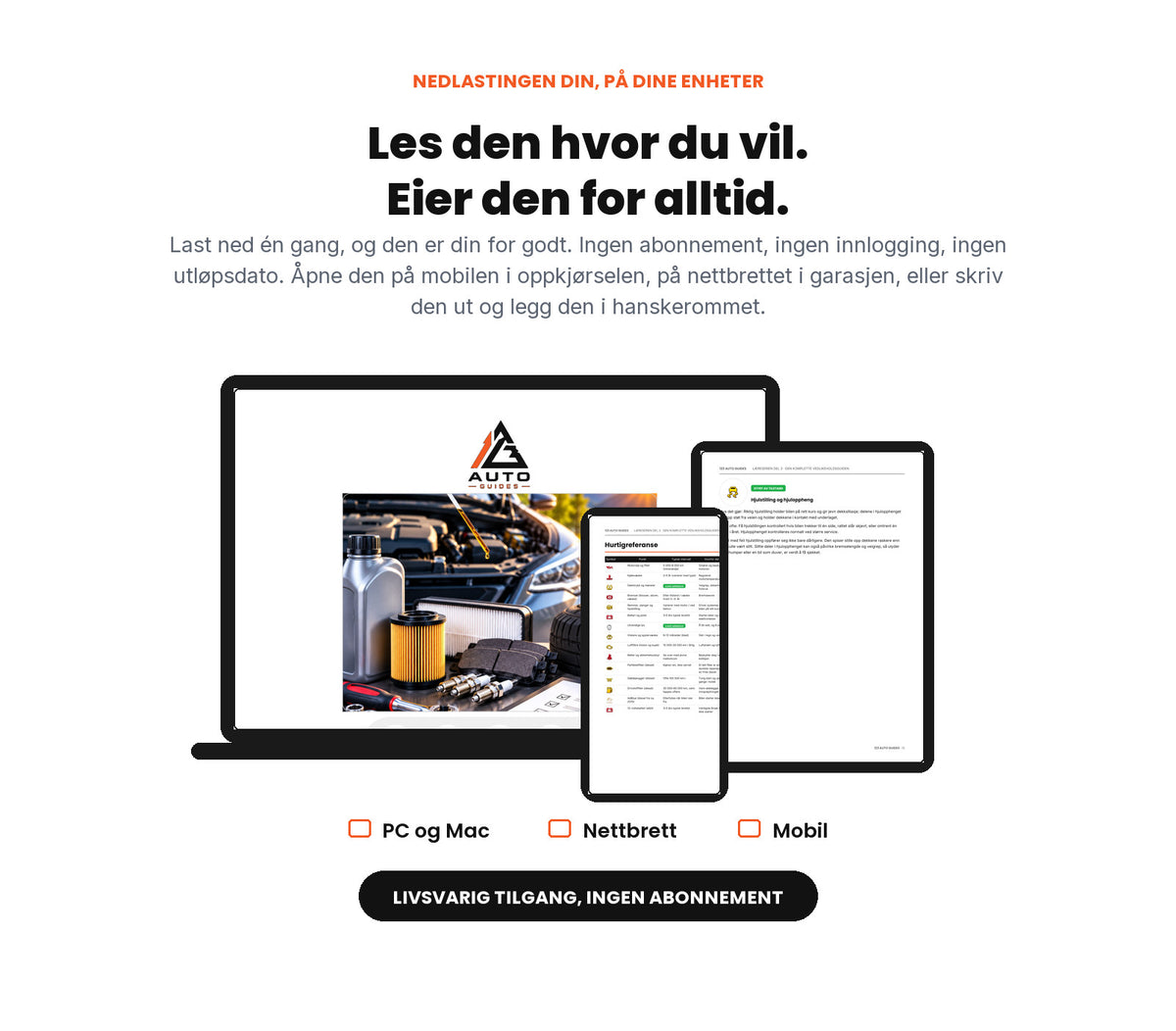 Les den hvor du vil, eier den for alltid