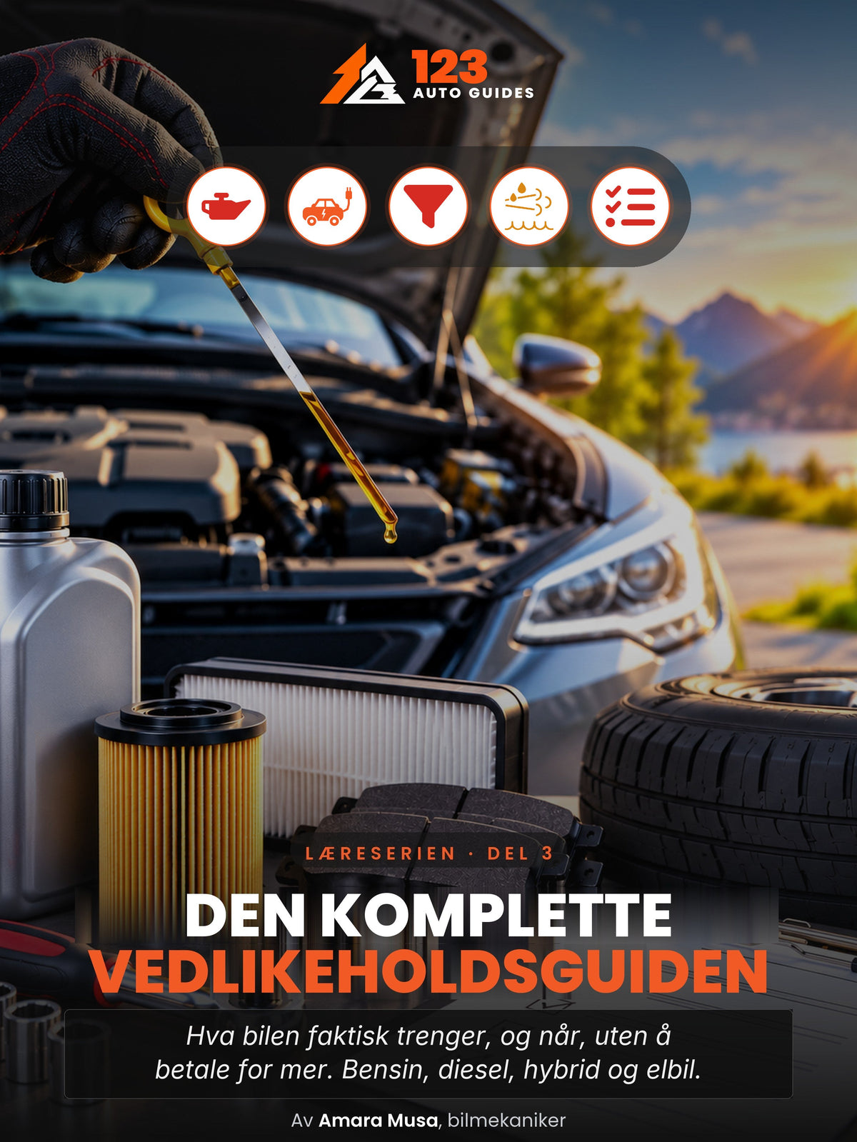 Den komplette vedlikeholdsguiden, omslag