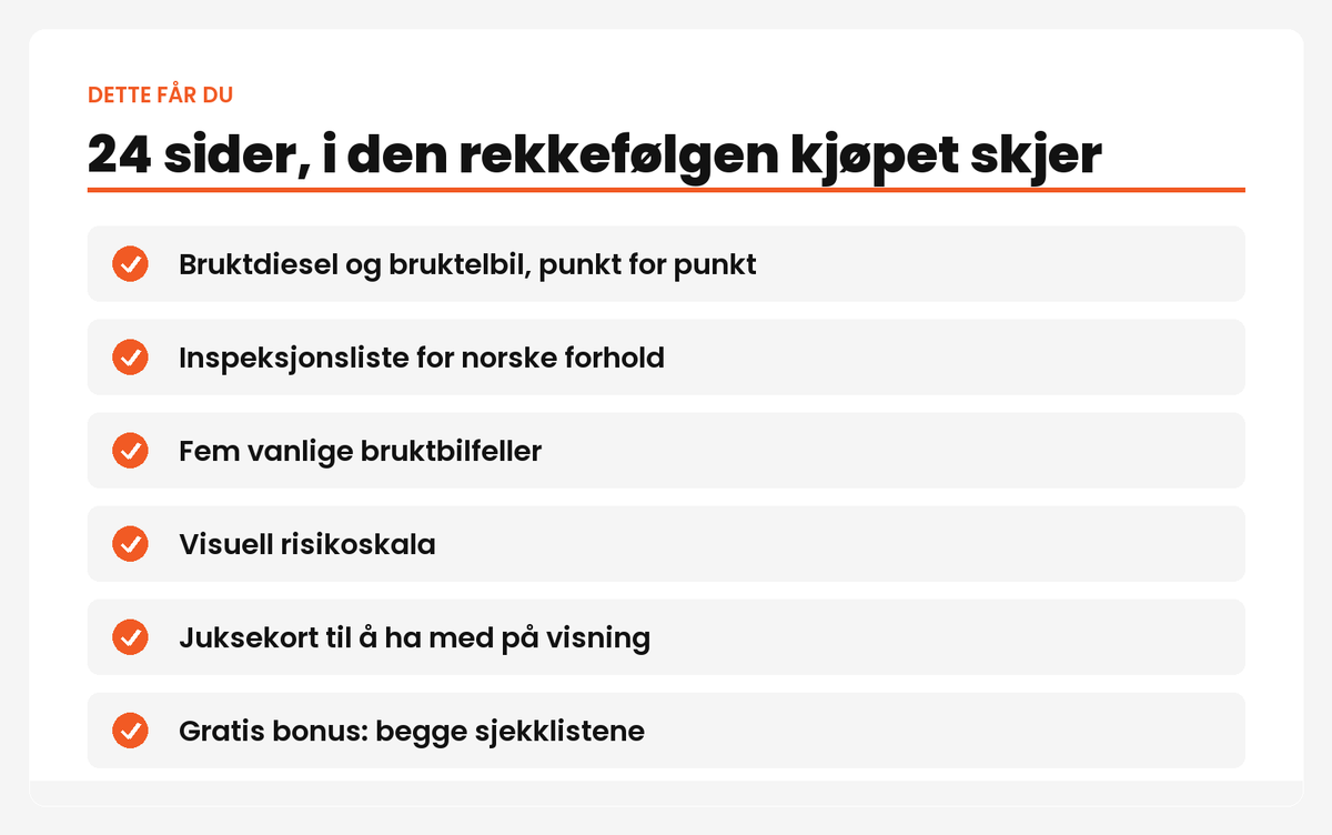 Dette får du